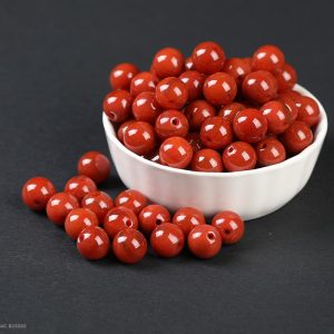 7A grade red agate beads