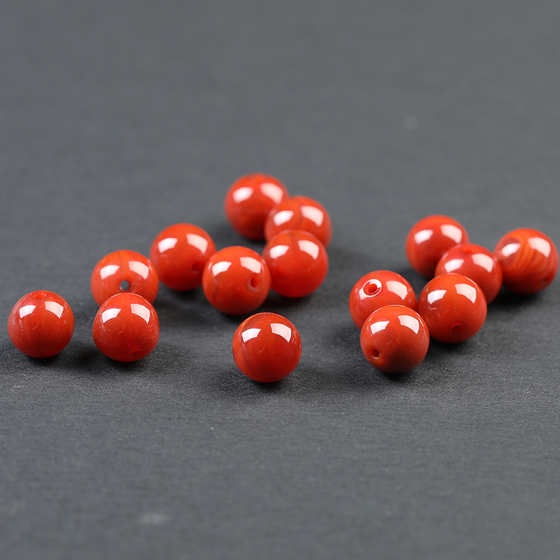 7A grade red agate beads