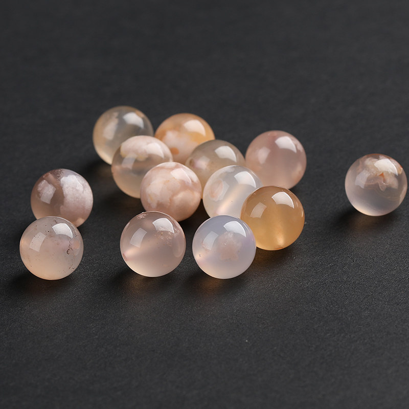 6-12mm Cherry Blossom Agate Loose Beads