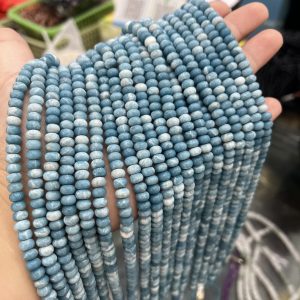 6*4mm 4*2mm Larimar stone abacus beads