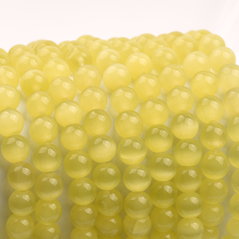 6-10mm green crystal beads