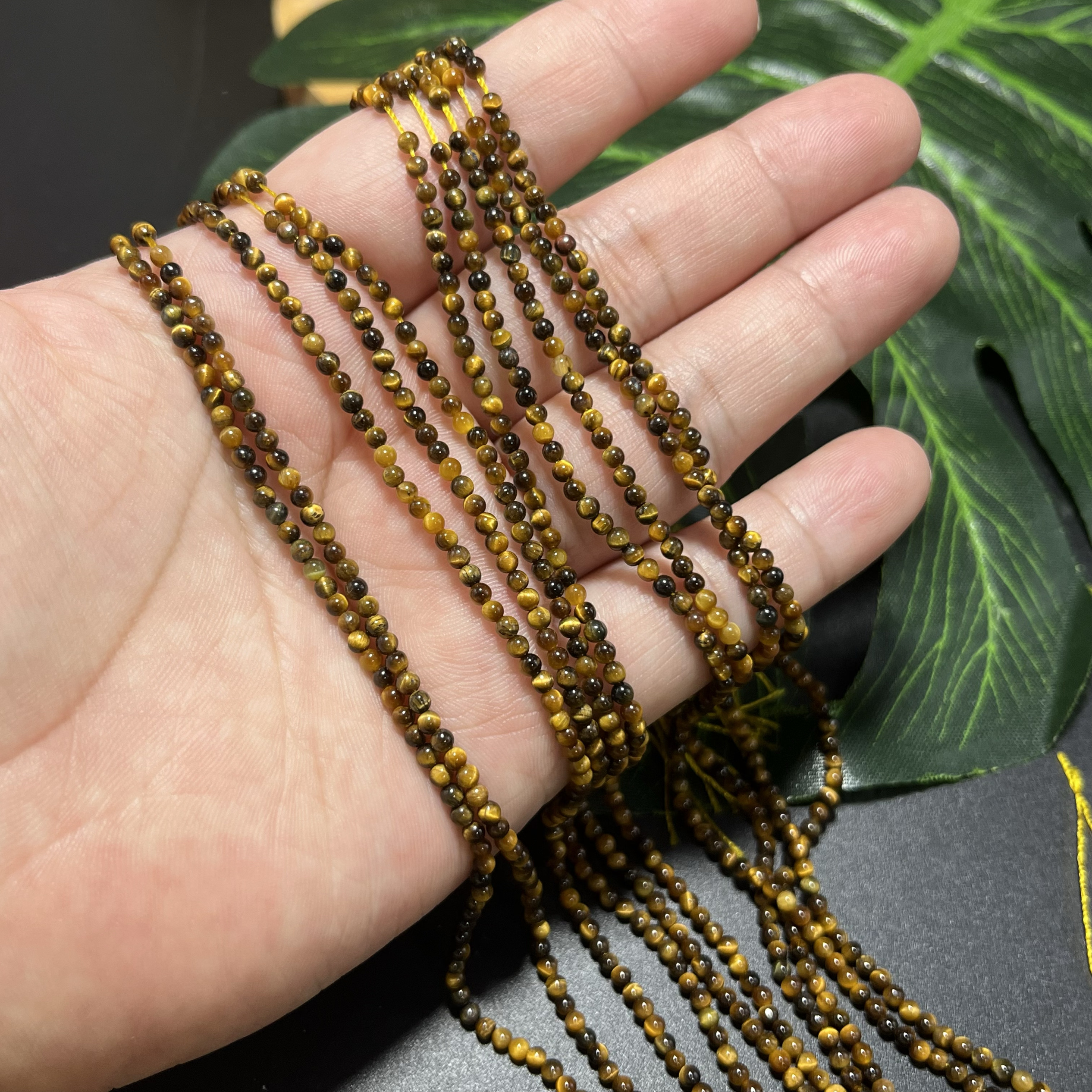 2-3mm Tiger’s Eye beads