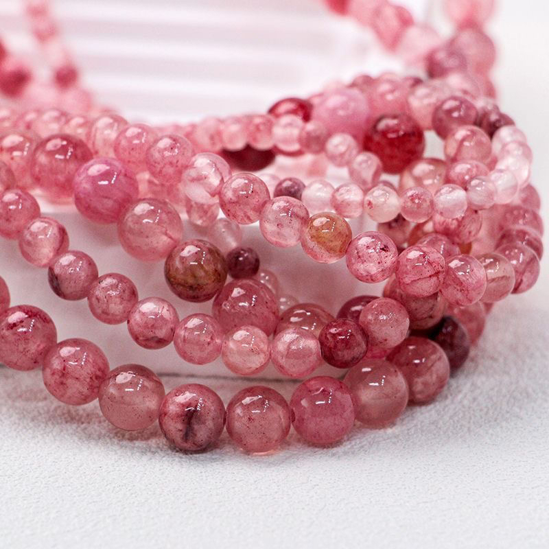 4-12mm Red Persian chalcedony beads