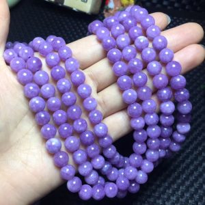 6-14mm Violet Chalcedony Beads