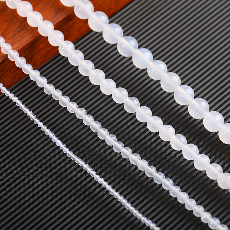 2-10mm black red yellow white green agate beads - Image 4