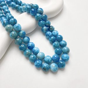 6-10mm Sea Blue Apatite Beads