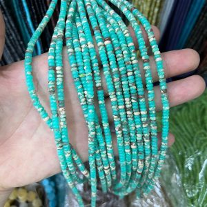 4*2mm Amazonite abacus beads