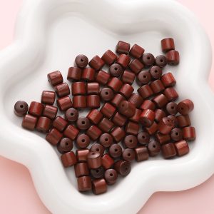 8*8mm Blood Sandalwood Barrel Beads