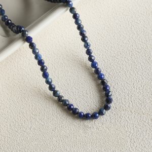 4mm lapis lazuli faceted beads