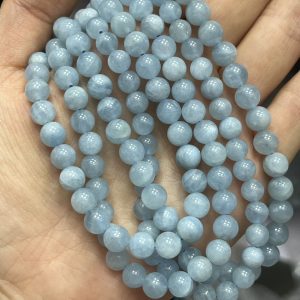 4-10mm Aquamarine beads